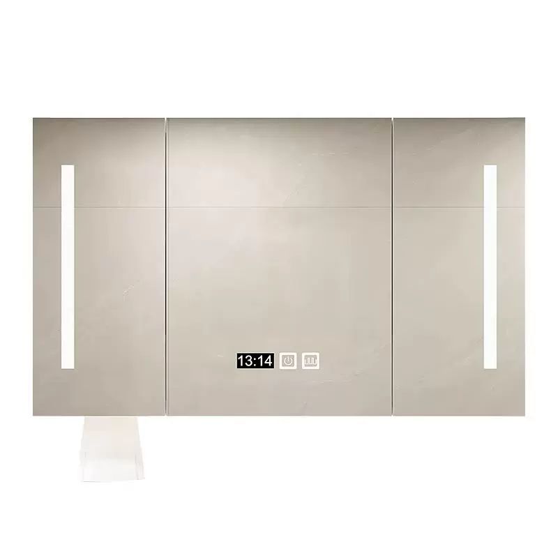 화장실 조명 거울 상부장 LED 욕실장 미러 장식장 100 엔젤화이트 백라이트 좌우 - 상세 이미지 5