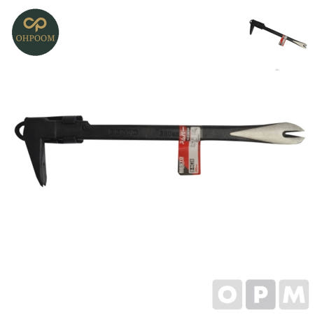 [오품] 못제거툴 목공용공구 쇠지렛대 슬림빠루 160mm 95g B NC16 1EA