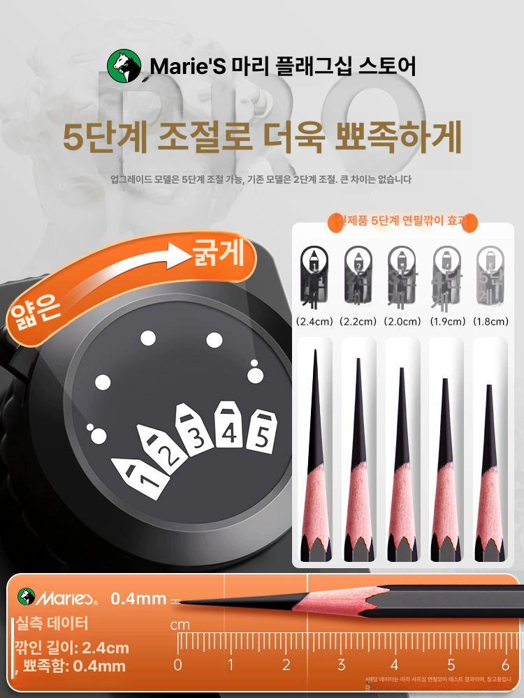 드로잉 스케치 연필깎이 프로 화실 마리 입시 미술 미대 연필 연마기 60도 미만 50mm - 상세 이미지 2