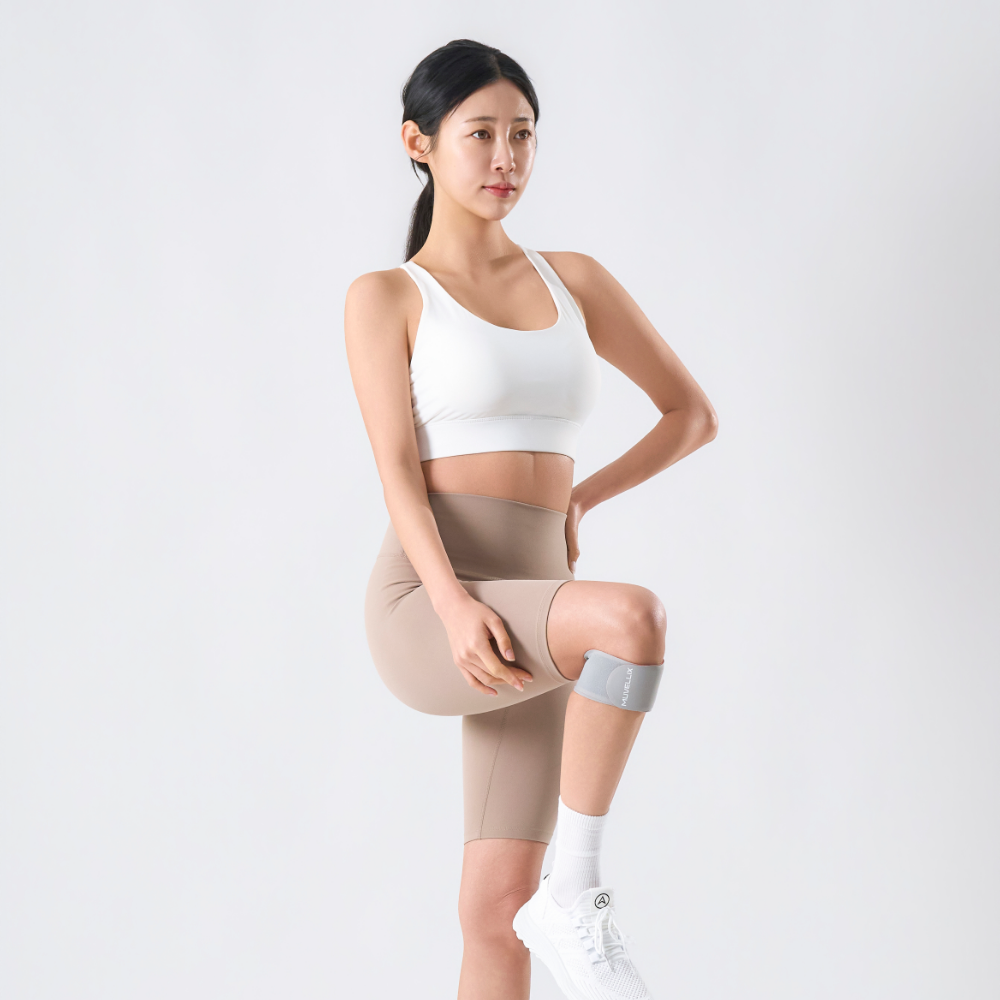 무벨릭스 러닝 무릎보호대 슬개건 슬개골 등산 헬스 관절 밴드 테이핑 아대 배드민턴 테니스 - 상세 이미지 4