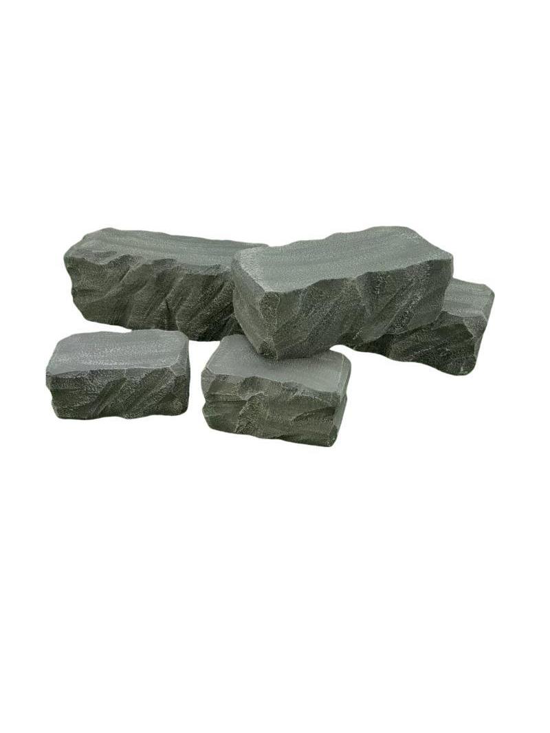 조경 정원 카페 모형돌 바위 인테리어 고밀도 소품 진회색 120cm - 상세 이미지 4