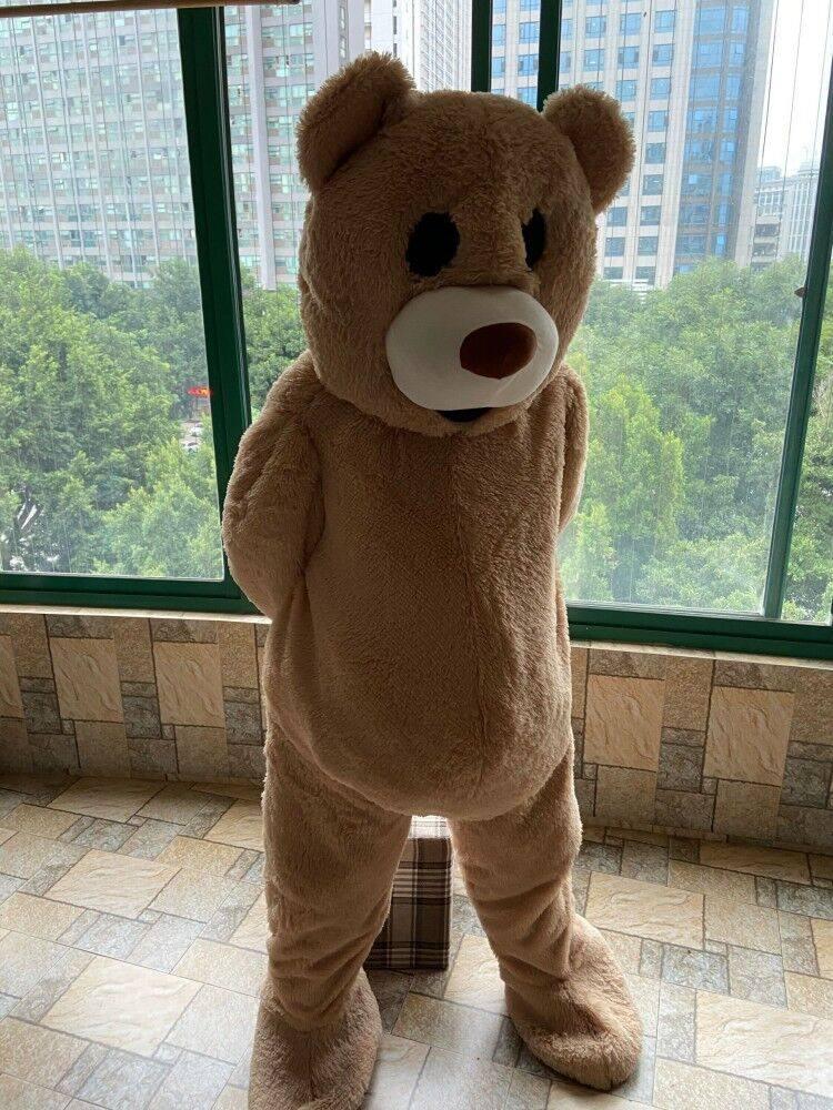 인형탈 복장 코스프레 행사용 의상 할로윈 옷 곰인형 테디베어 스몰 155-165cm - 상세 이미지 4