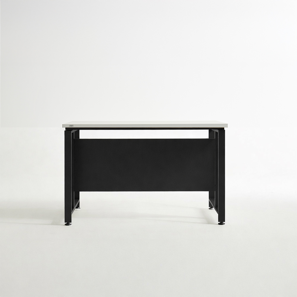 티에스퍼니처 TS-03 철제 컴퓨터책상 파티션 데스크 1200x800mm, 블랙+올화이트 - 상품 이미지