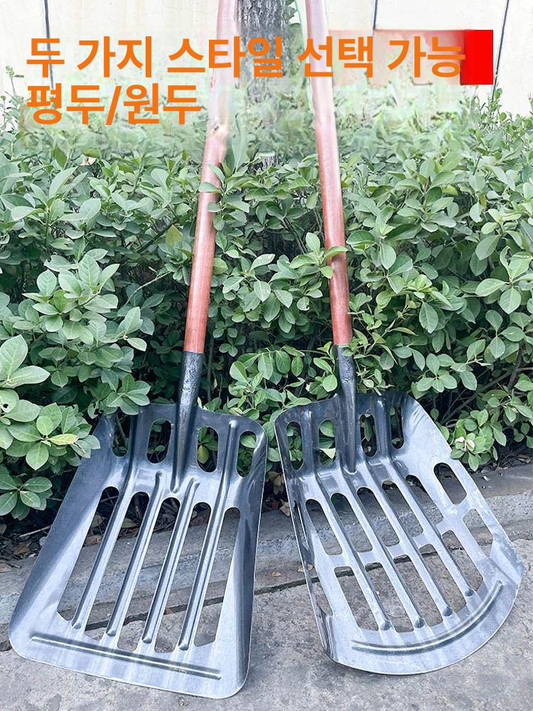 돌고르기 삽 자갈 소형 곡물 작은 대형 대형 평평한 머리 - 상세 이미지 3