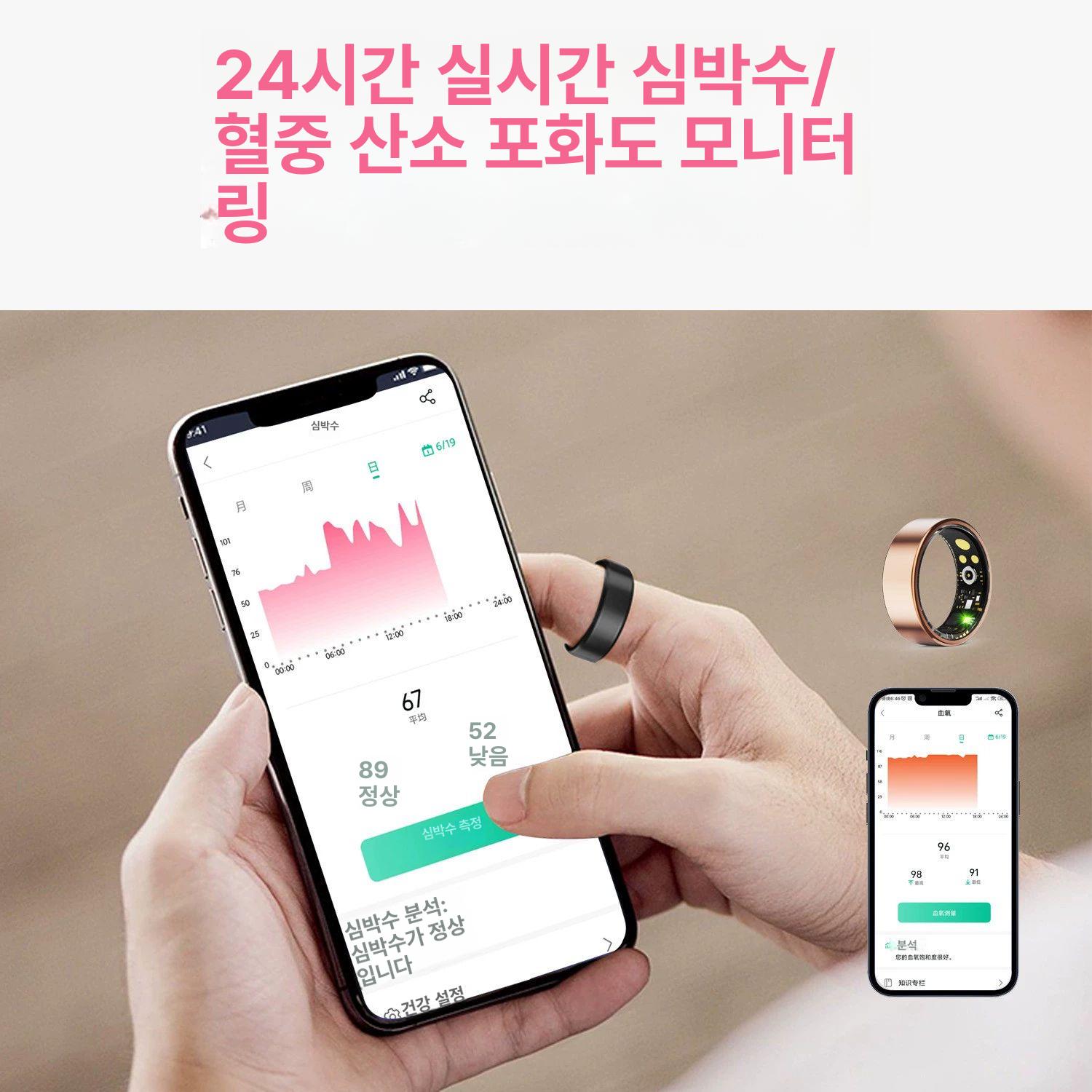 혈압측정반지 스마트링 혈압반지 혈압계 - 상세 이미지 4