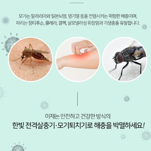 가정용 모기퇴치기 블루라이트램프 포충기 파리 날벌레퇴치기계 이미지 6