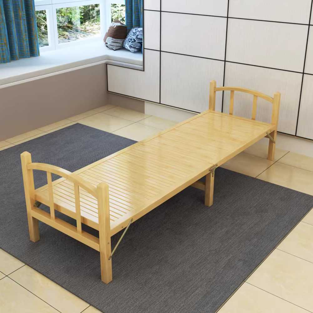 야외 평상 대나무 마루 조립식 침대 옥탑 대청 접이식 60x197cm / 브라운 이미지 7