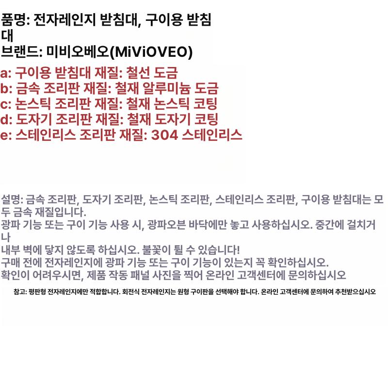 고품질 304 베이킹팬 납작한 오븐플레이트 스텐 블랙 논스틱 + 2세대 고밀도 바비큐 - 상세 이미지 3