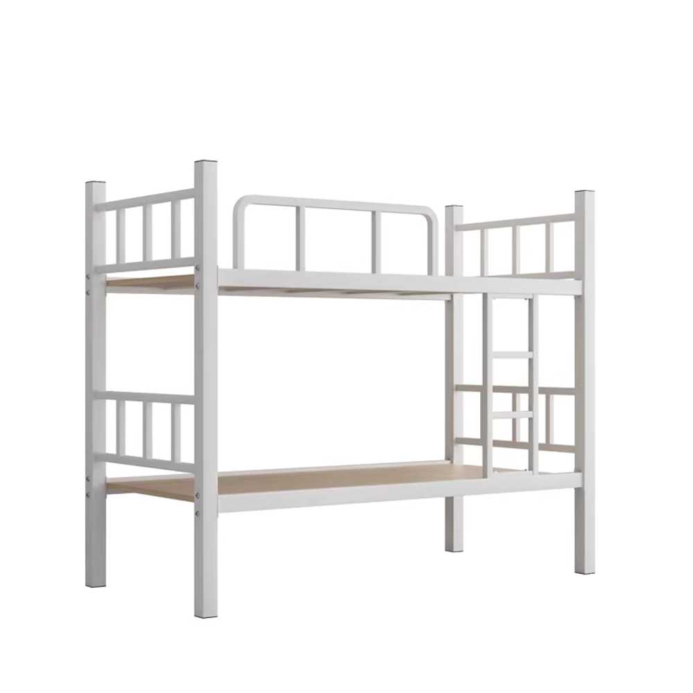철제 이층 침대 성인 기숙사 원룸 벙커 프레임 다자녀 90x200cm 기본형/침대판 미포함 - 상세 이미지 5