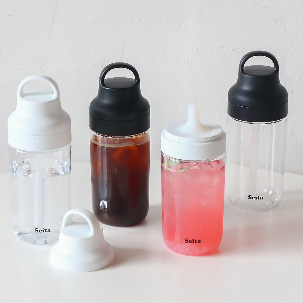 니드코 세이타 어반 스트로 워터보틀 550ml 트라이탄 헬스장 텀블러 휴대용 손잡이 빨대 물병 - 상세 이미지 4