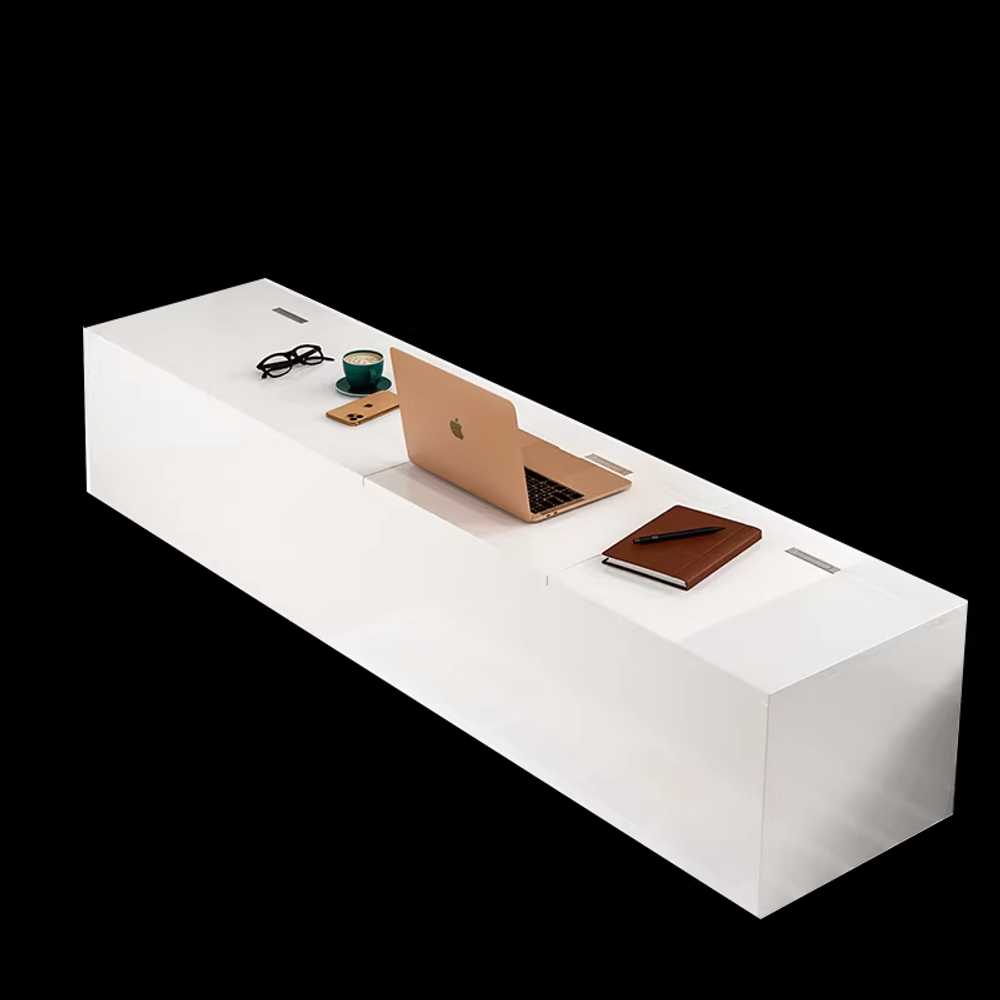 침대 틈새장 다용도 원목 침대헤드 안방 수납장 공간 100x25x40cm 2짝 2칸 / 합판 - 상세 이미지 5