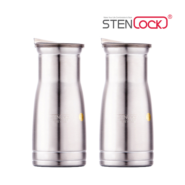 스텐락 스텐304 물병 국산 업소용 식당물통 900ml, 2개 - 상품 이미지