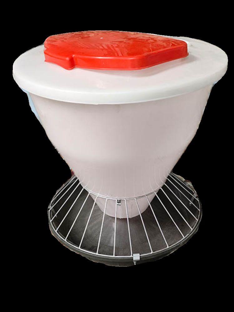 닭사료 농장 자동급여기 모이통 그물망 급식기 9구 오리 30kg 50cm 18구 - 상품 이미지