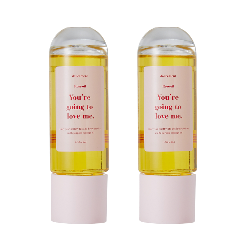 두쓰멍 유기농 73% 로즈 바디 마사지 오일 오가닉 피부보습 80ml, 2개 - 상세 이미지 2