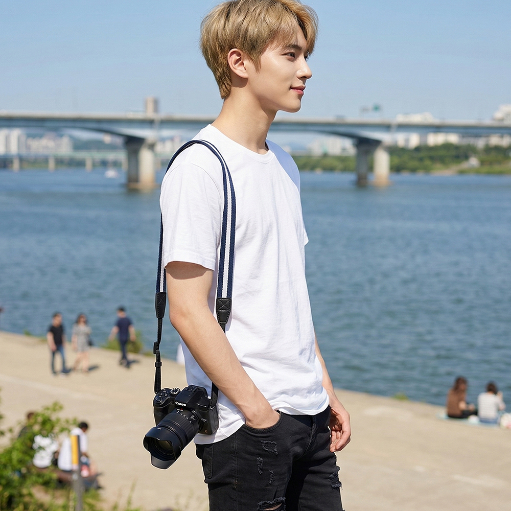 카메라 스트랩 어깨 끈 DSLR 미러리스 넥스트랩 스트라이프 이미지 7