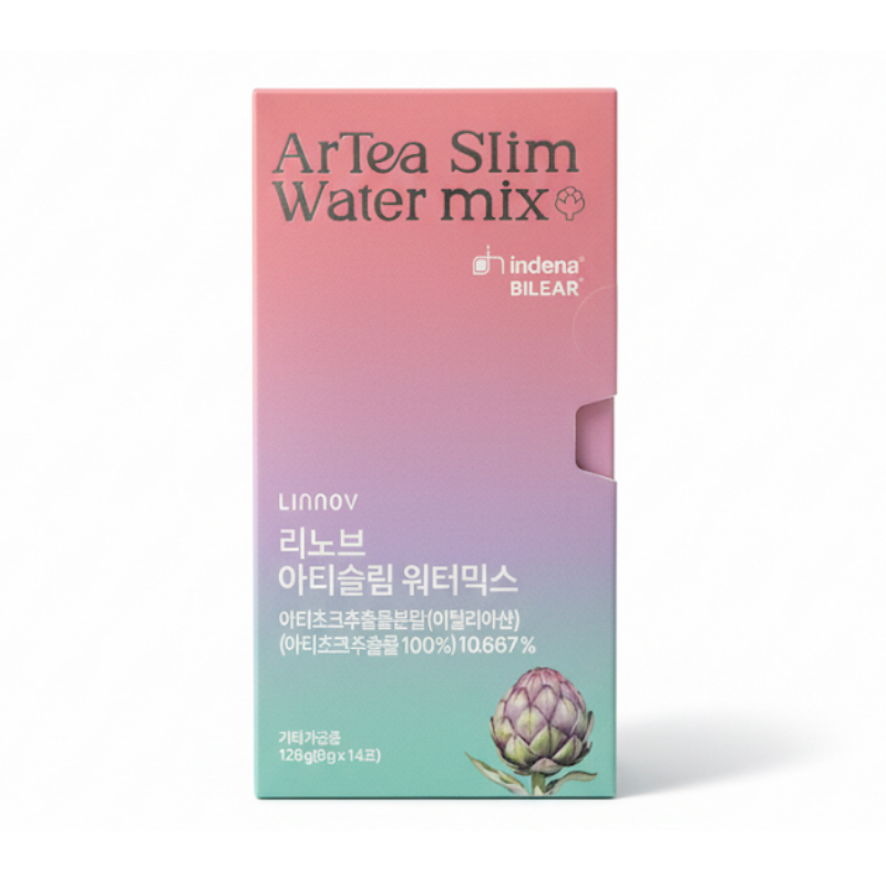 리노브 아티슬림 워터믹스 자몽맛 아미노산 아티초크 가루 분말 - 상품 이미지