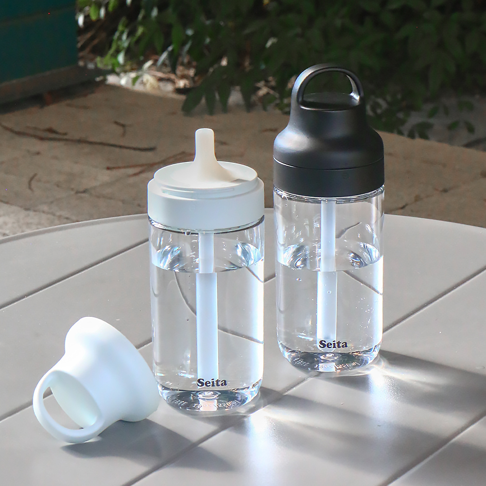 니드코 세이타 어반 스트로 워터보틀 550ml 트라이탄 헬스장 텀블러 휴대용 손잡이 빨대 물병 - 상품 이미지