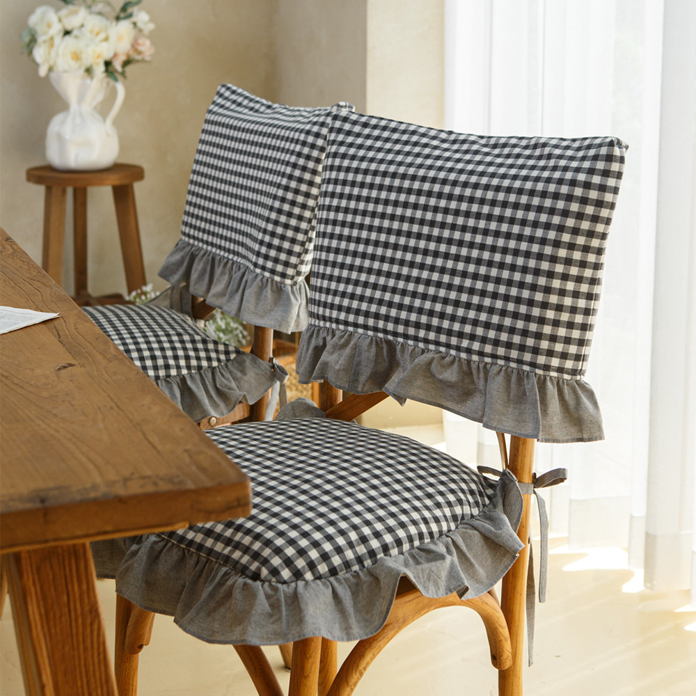 식탁 의자 등커버, 맞춤제작 등받이 리폼 천갈이 덮개 M(45x30cm), 이지 화이트