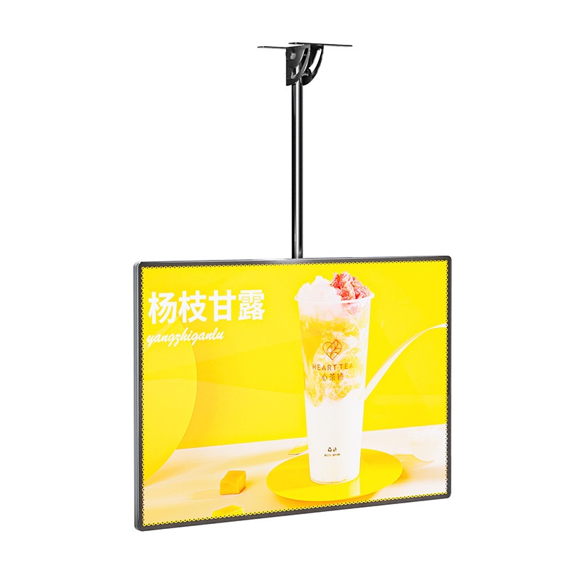 천정형 카페 LED광고판 매장용 메뉴보드 광고전광판 걸이형 초슬림 알루미늄 프레임 - 상세 이미지 5