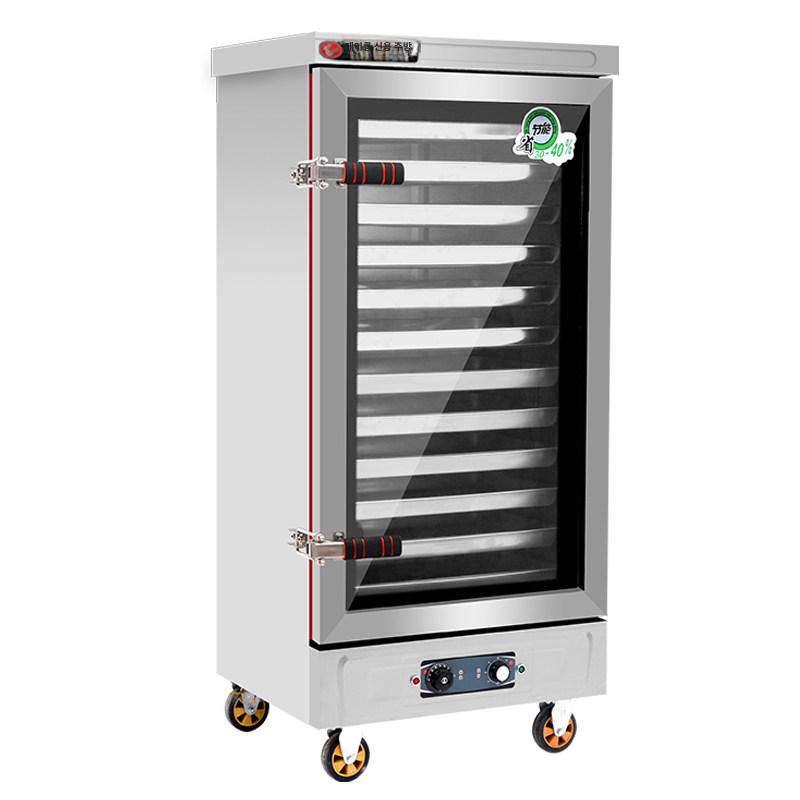 업소용 호빵 찜기 7단 대형 대용량 스팀기 옥수수 만두 상업용 12칸 투명 타이머 전자동 6kW+누전 - 상품 이미지