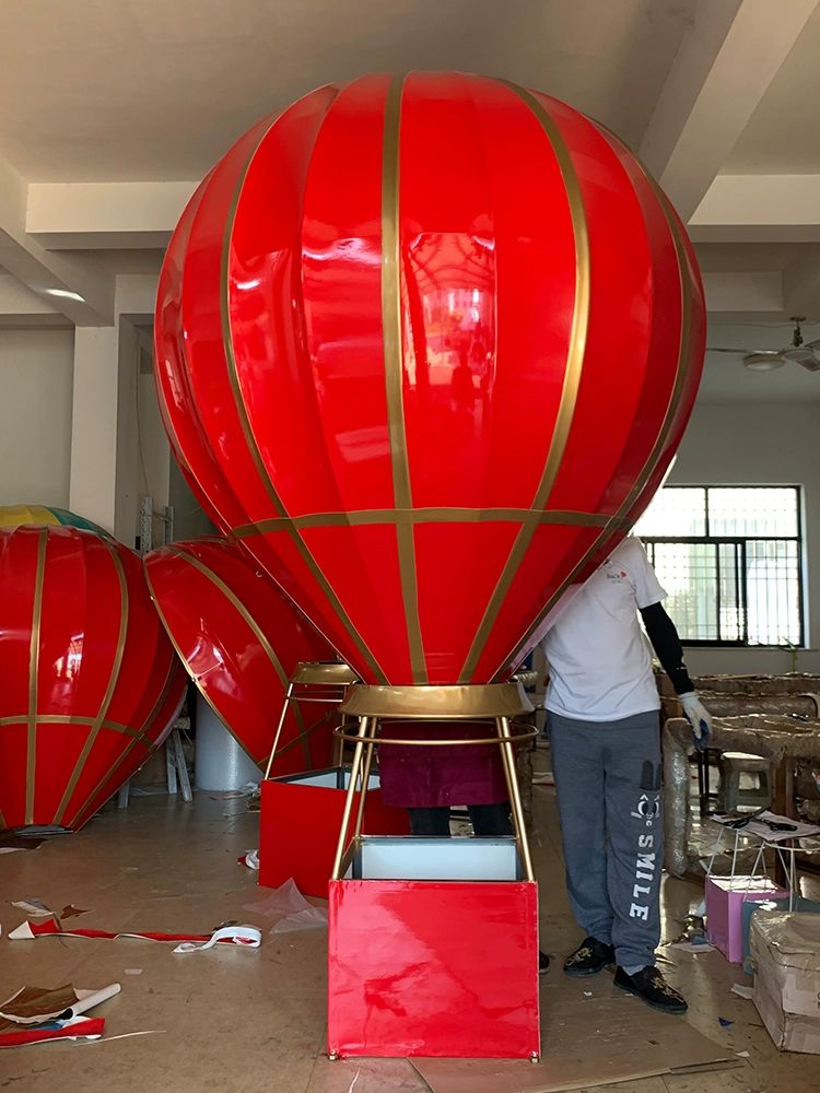 대형 열기구 모형 관광지 인테리어 포토존 야외 카페 230cm 120cmx145cm - 상세 이미지 4