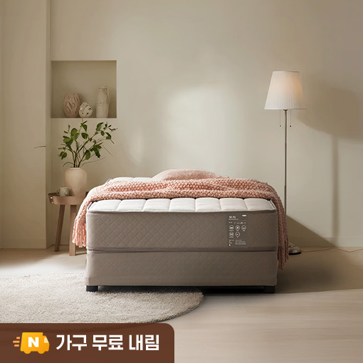 장인가구 올핏 탄탄한 유로탑 스프링 매트리스 싱글 S 좁은방 원룸 1인용 침대 - 상품 이미지