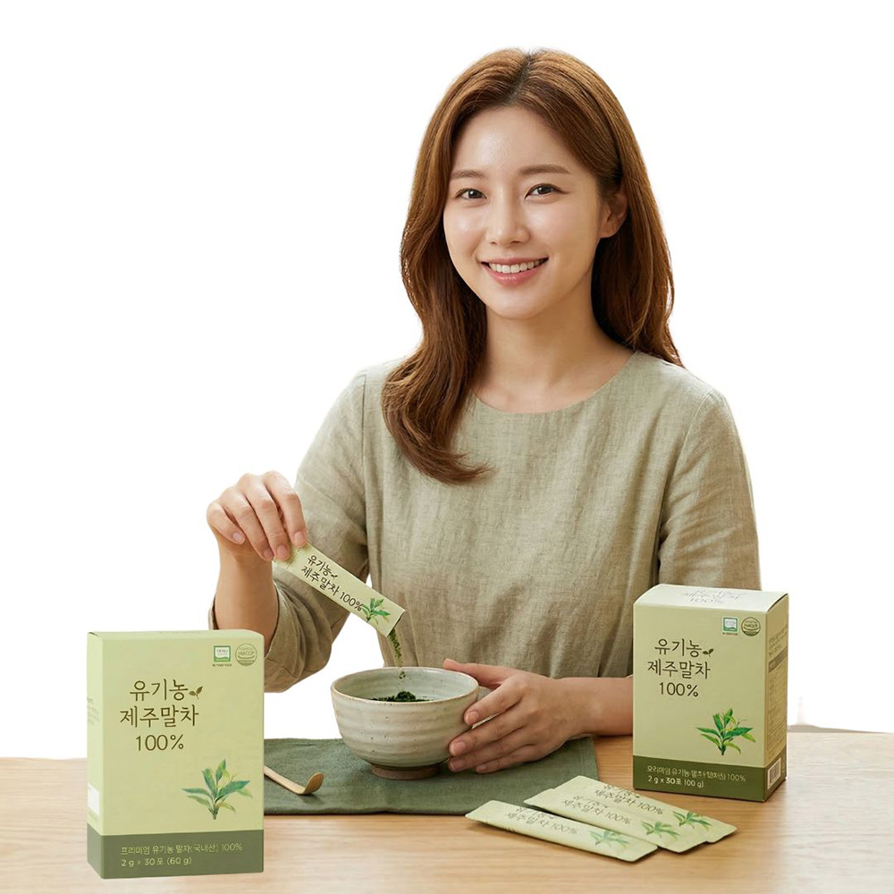 유기농 제주 말차 라떼 말차뜻 녹차 효능 차이 가루 60포 - 상품 이미지