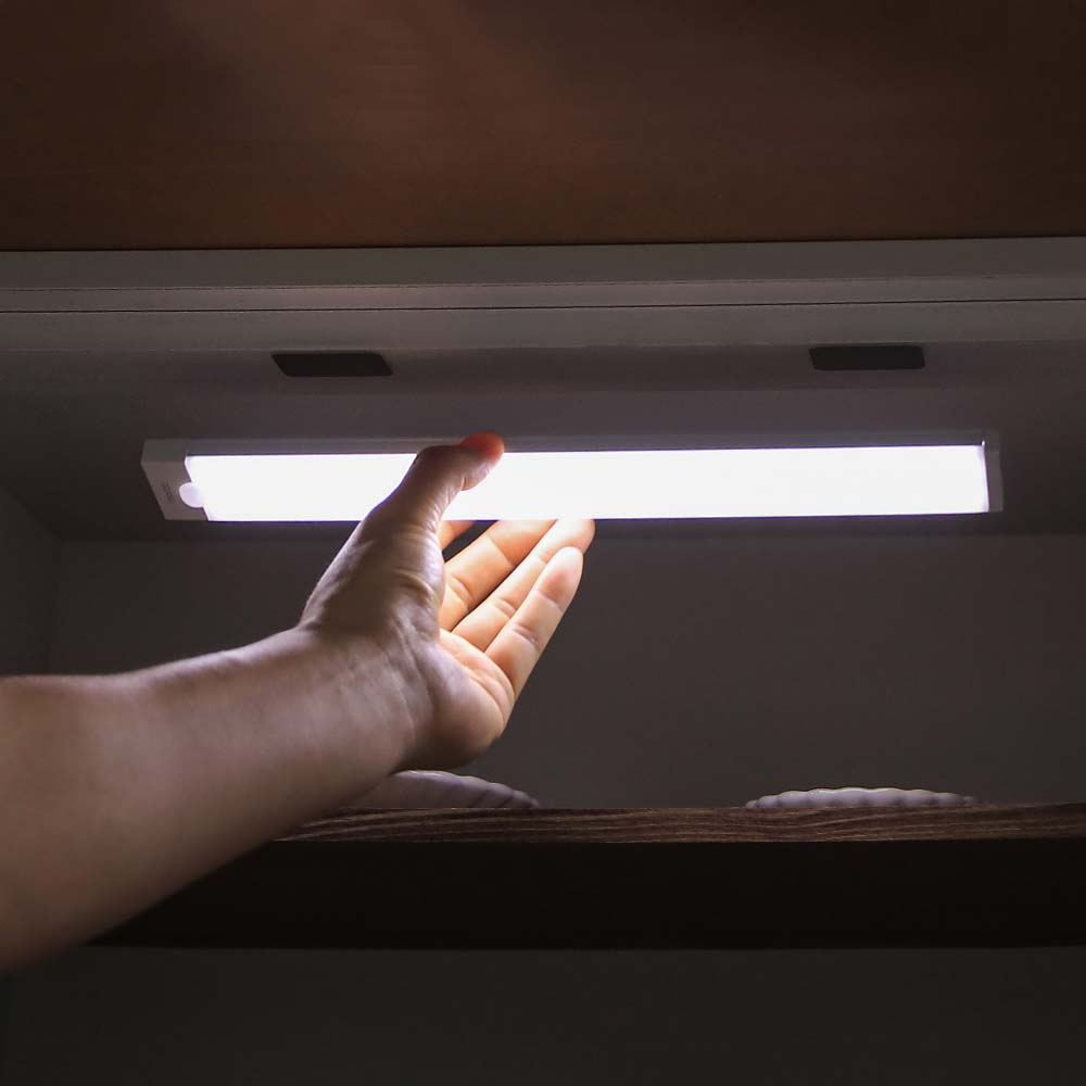 모락 넬리 스틱 LED 무선 센서등 센서바 자석 조명 충전식 신발장 30cm (주광색)