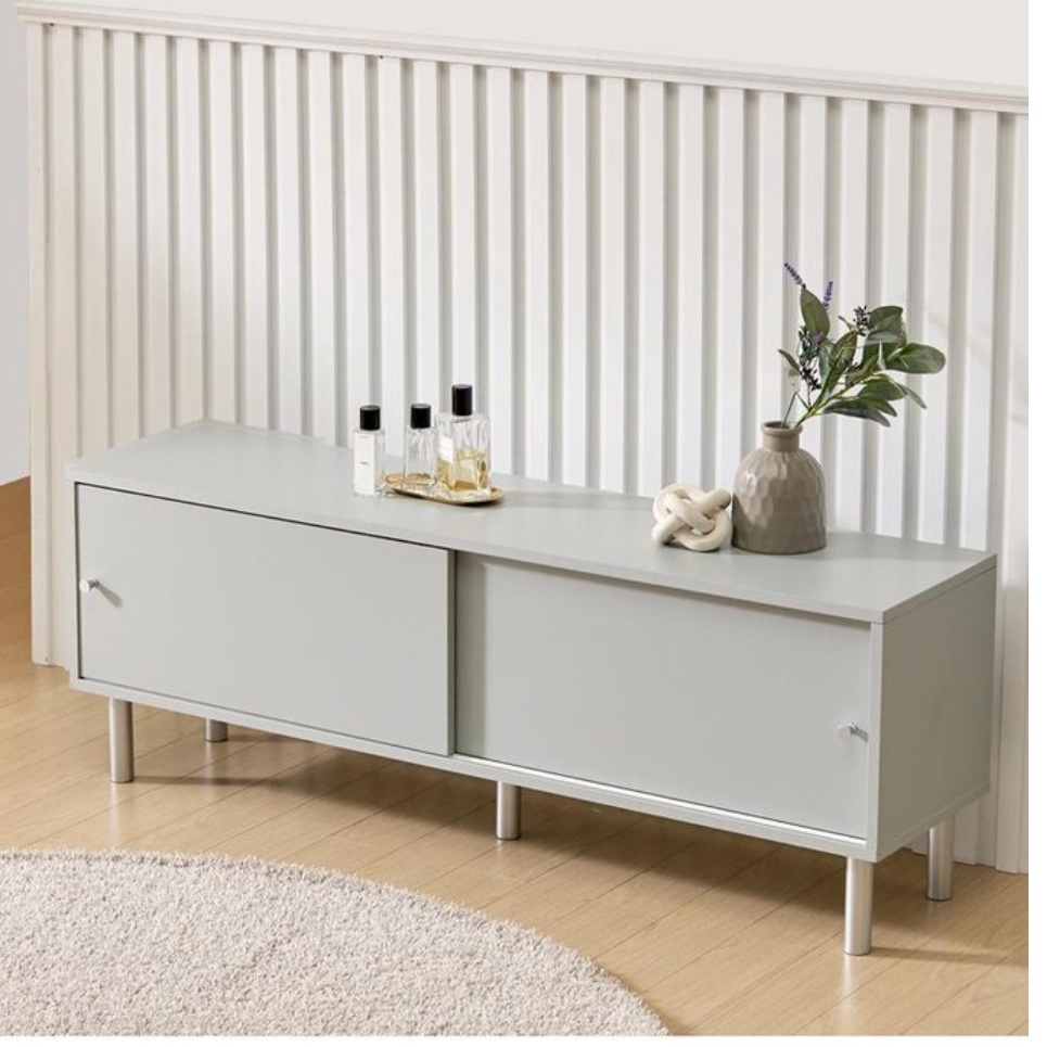 좁은 거실장 낮은 원룸 티비 다이 미니 작은 티비장