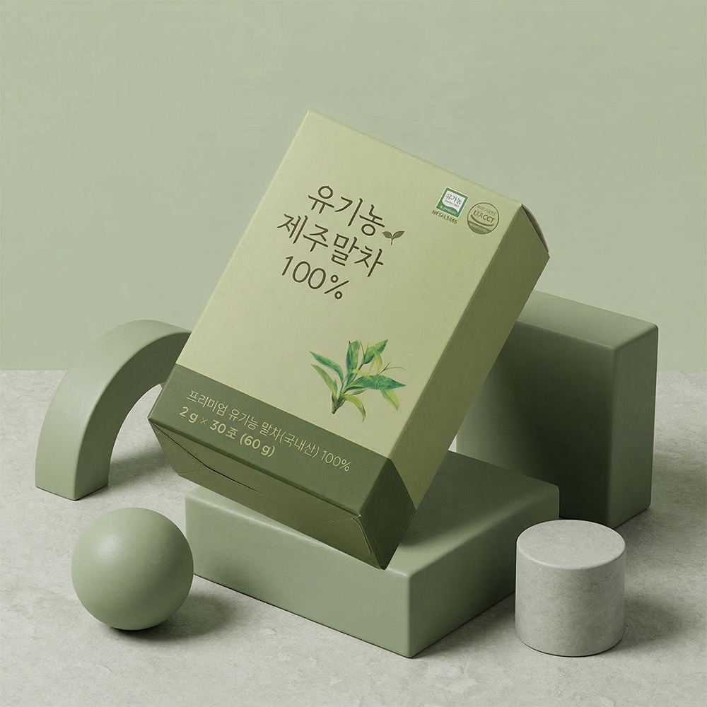 유기농 제주 말차 라떼 말차뜻 녹차 효능 차이 가루 30포 이미지 6