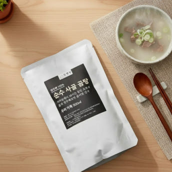 진연당 진국 한우사골곰탕 설렁탕 아이곰국 육수 진하고 깔끔, 500g, 1개 - 상세 이미지 5