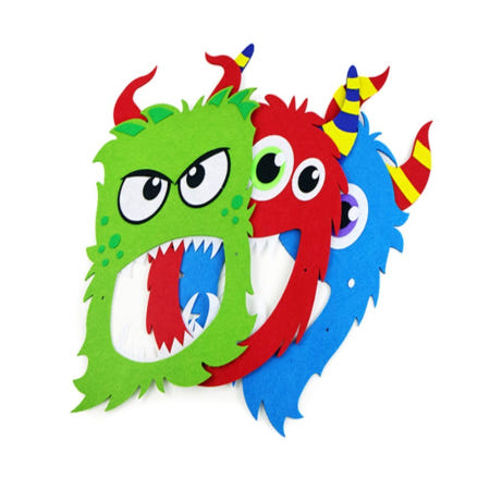 365할인마트협력사 굿픽몰 펠트 몬스터 가면 귀여운가면