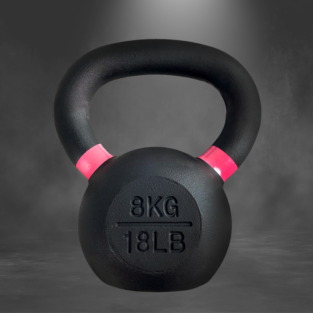 비핏 케틀벨 8kg 무쇠 일체형 웨이트 스윙 근력운동 트레이닝 스쿼트 운동 용품 - 상품 이미지