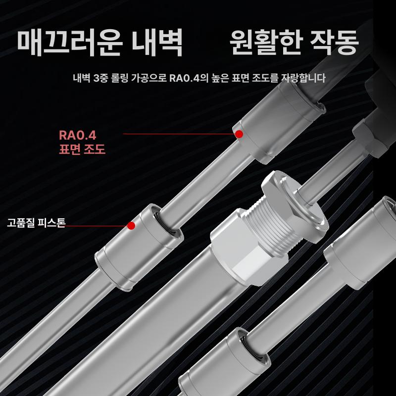 가이드 브라켓 장착된 3로드 3축 실린더 TMIM12x25S (에어 쿠션 없음) - 상세 이미지 4
