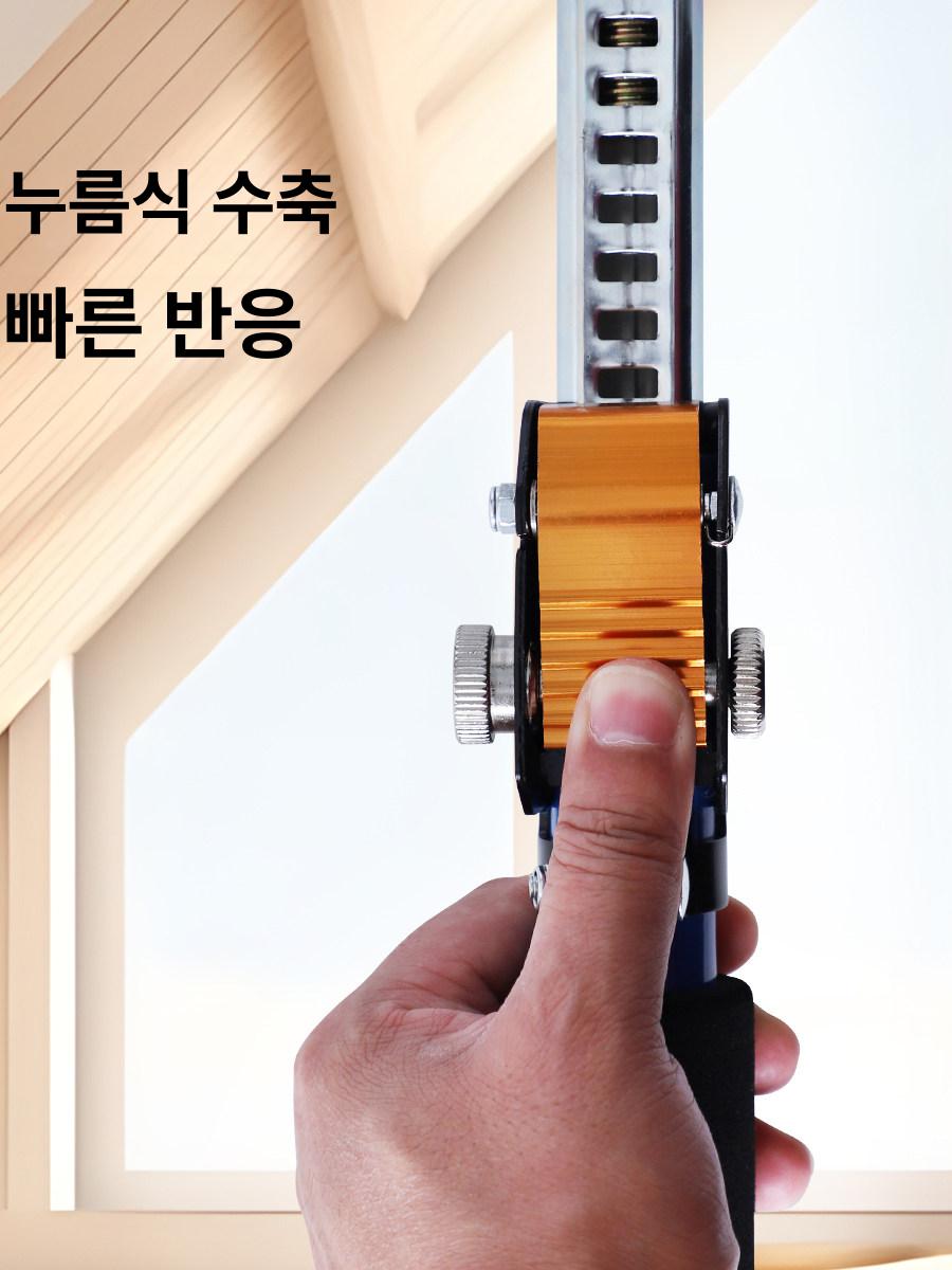 텔레스코픽 지지대 천장 수직 고정봉 60 대각선 50-115cm 클래식 2개 - 상세 이미지 2