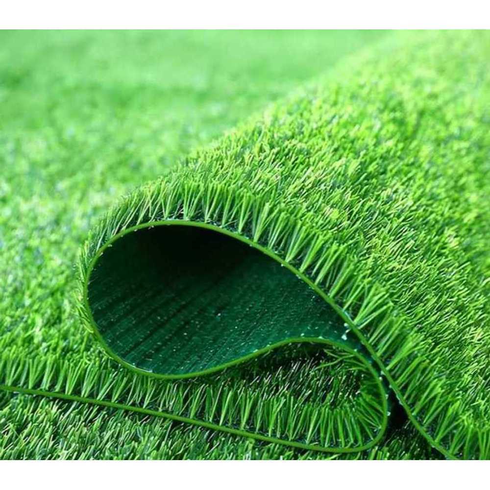 인조잔디 매트 베란다 실내 롤잔디 마당 방염 테라스 1.5x8m / 2cm 특밀 스프링 그린 - 상품 이미지