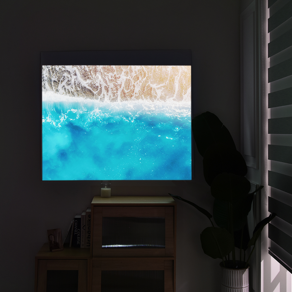 아라크네 암막빔스크린 롤타입 슬림형 가로120cm x 세로68cm (54인치 16:9) - 상품 이미지