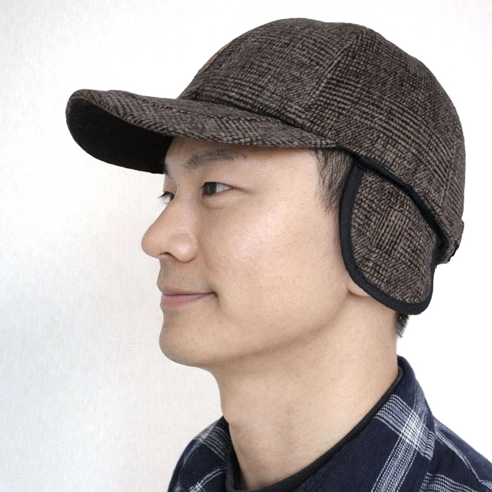 귀마개 모자 귀덮는 귀달린 이어머프 캡모자 귀덮개 방한 겨울 군밤장수 귀도리 - 상세 이미지 2