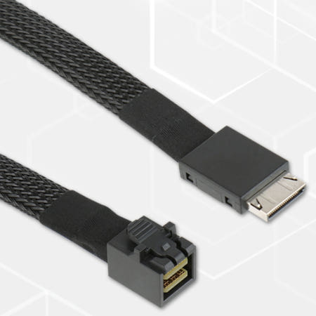 팔라샨협력사 Oculink Mini SAS 케이블 0.5m 컴퓨터선 OCULINK케이블 하드드라이브케이블 데스크탑케이블 NVME케이블