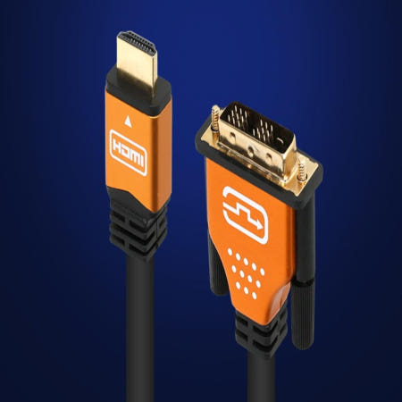 HDMI to DVI 케이블 5m 변환케이블 듀얼모니터연결잭 모니터케이블 듀얼모니터잭 모니터컨버터