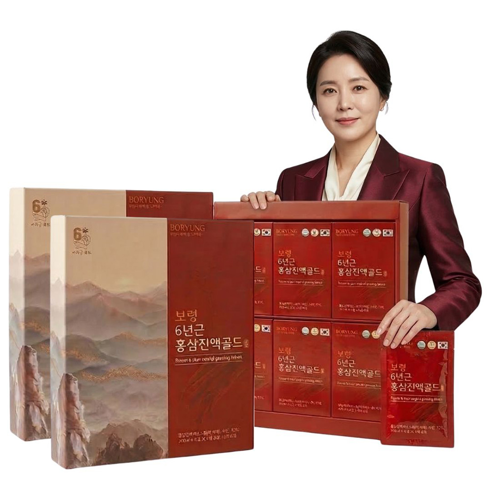 보령 6년근 홍삼 진액 골드 홍삼의효능 70ml x 60포 - 상품 이미지
