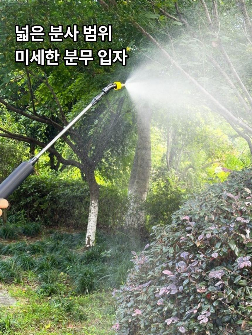 전동 농약분무기 5L/8L 충전식 압축 분무기 농업용 방역 소독 원예 살포기 고압 스프레이 - 상세 이미지 3