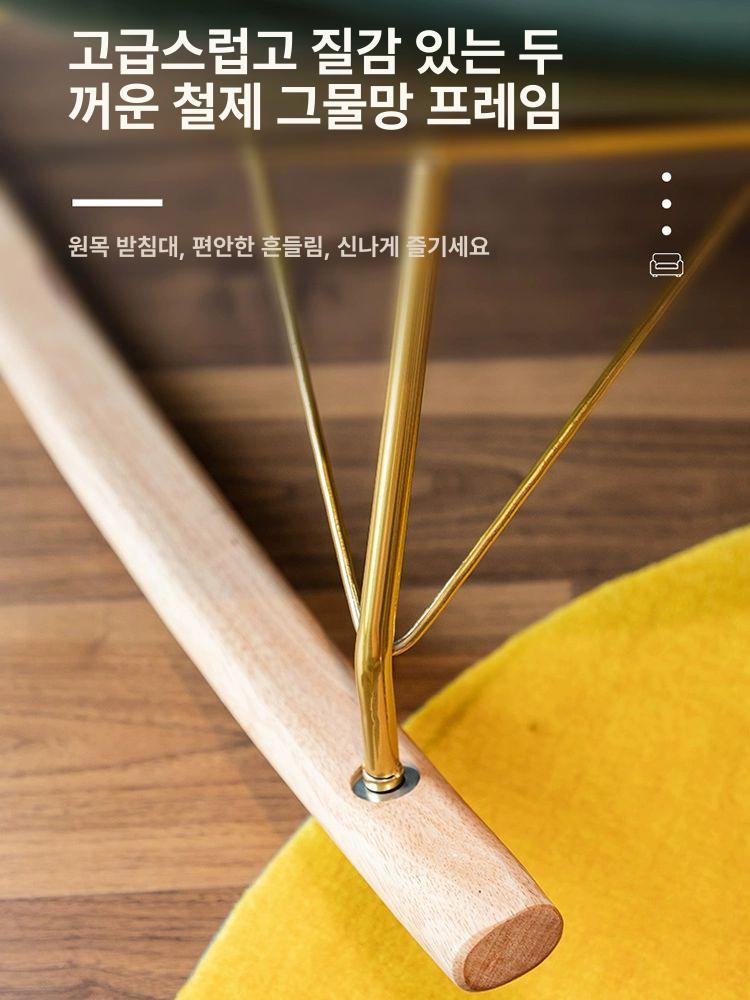 레자 가죽 소파 거실 카페 1인 안락의자 북유럽풍 인테리어 리클라이너 인조 체어 - 상세 이미지 5