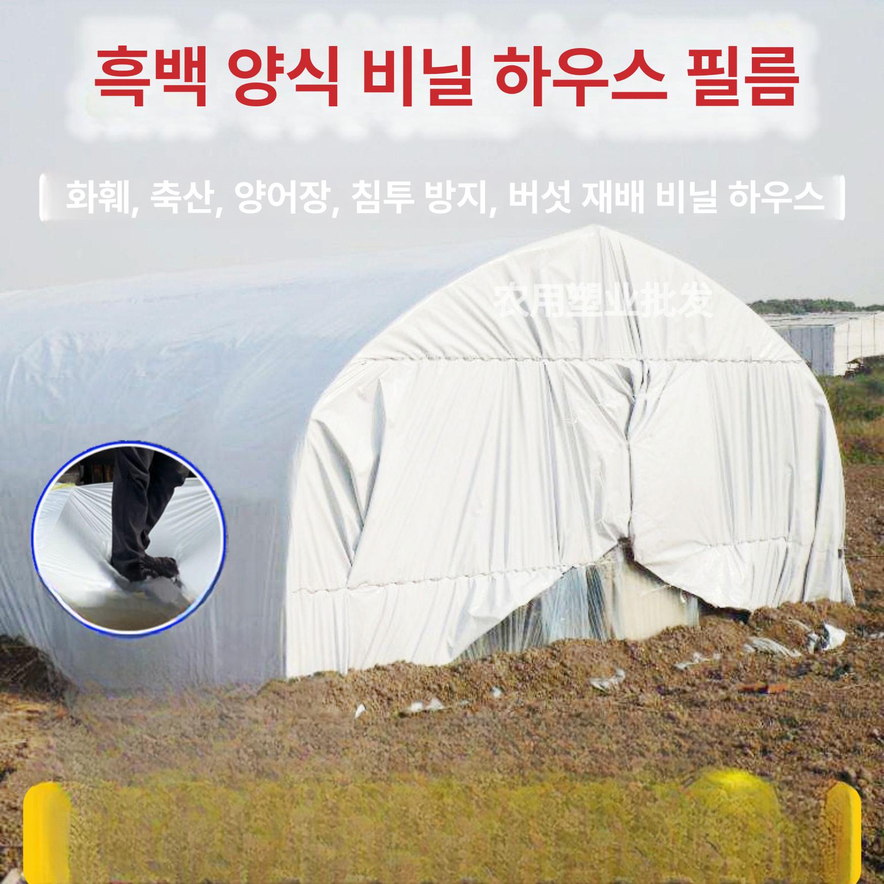 차광 필름 농막 차양 지붕재 하우스비닐 여랓단 12m 내노화 흑백 필름 12s 1m - 상세 이미지 5