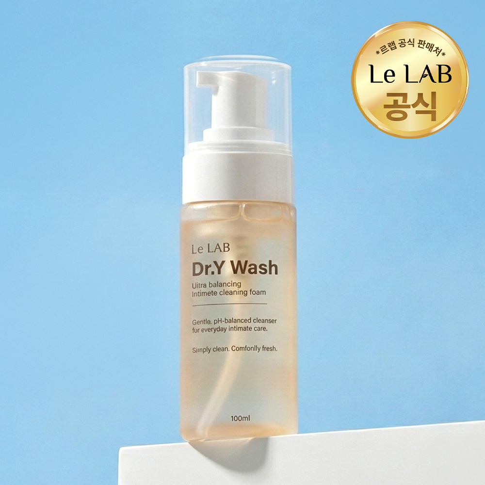 르랩 닥터와이워시 미산성 여성청결제 저자극 유산균 폼타입 100ml 솔직 후기 | 피부 타입별 분석 - 대표 이미지