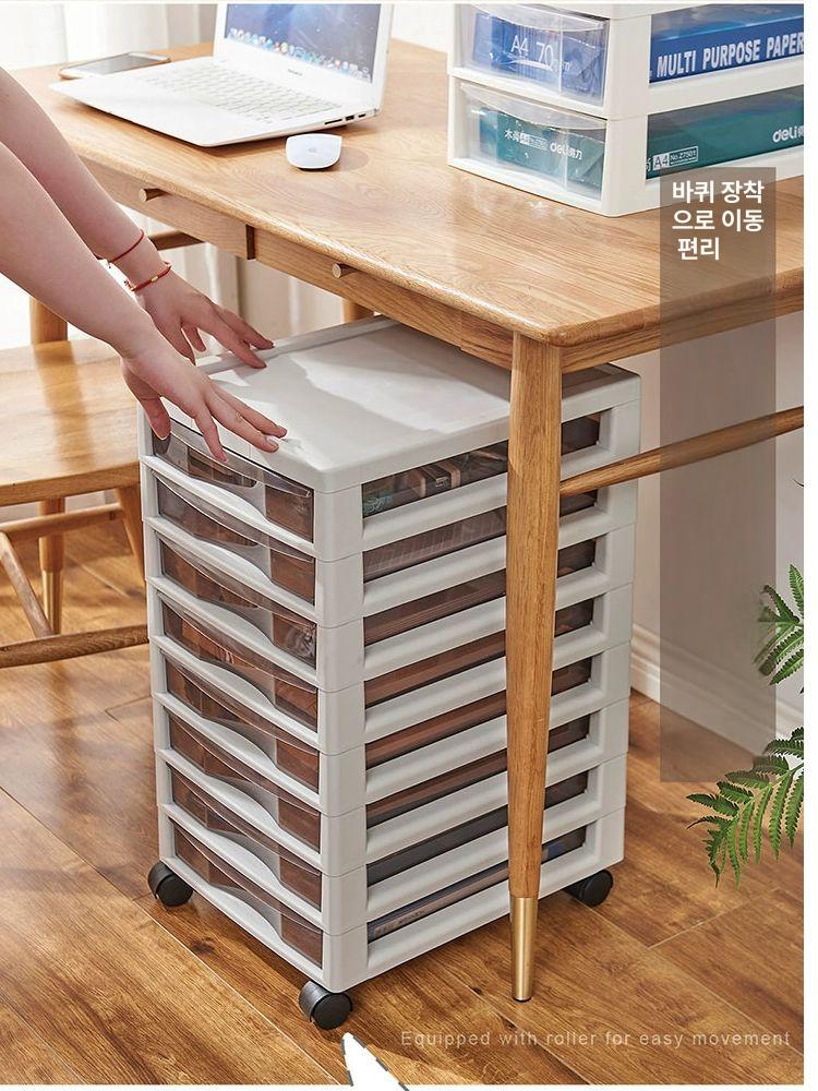 서류보관함 문서보관함 투명 다용도 b4 B4 8 칸 1mm - 상세 이미지 4