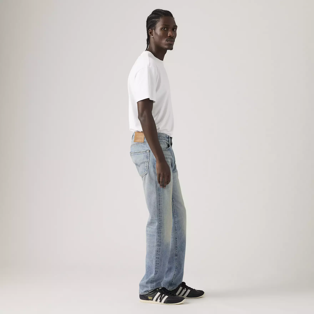 리바이스 프리미엄 505 레귤러 핏 셀비지 남성 청바지 Back At It Distressed Selvedge - 상세 이미지 3