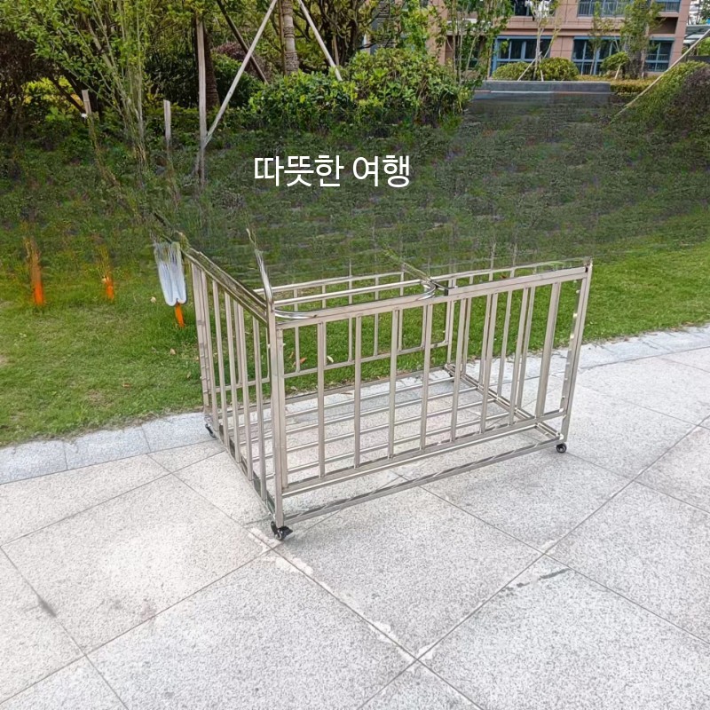 스텐 이동식 볼카트 바퀴 볼수거 바구니 축구공 농구공 보관함 체육용품 정리 카트 - 상세 이미지 5