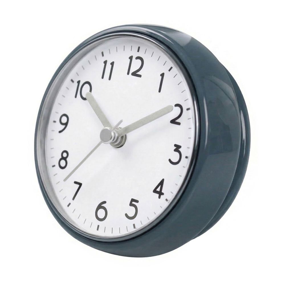 화장실 욕실 방수 시계 무타공 붙이는 부착 흡착 원형