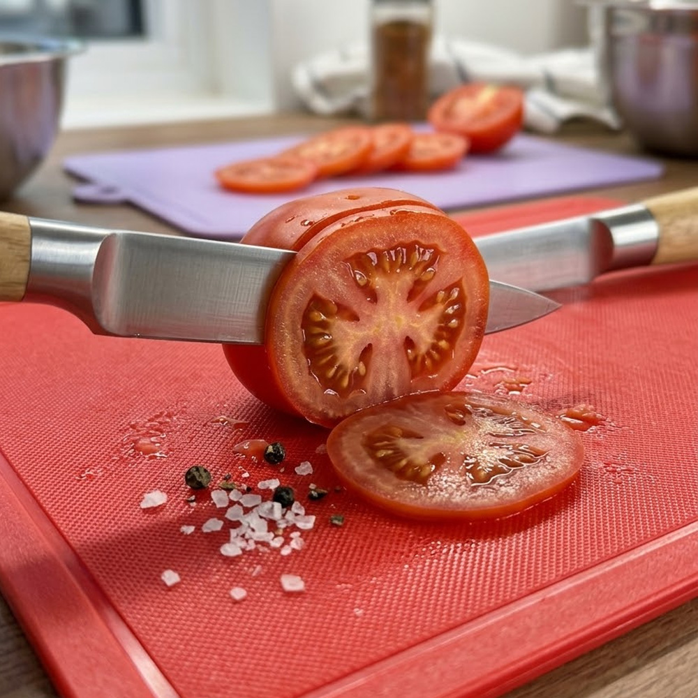 국내생산 플라스틱 도마 양면 캠핑 이미지 7